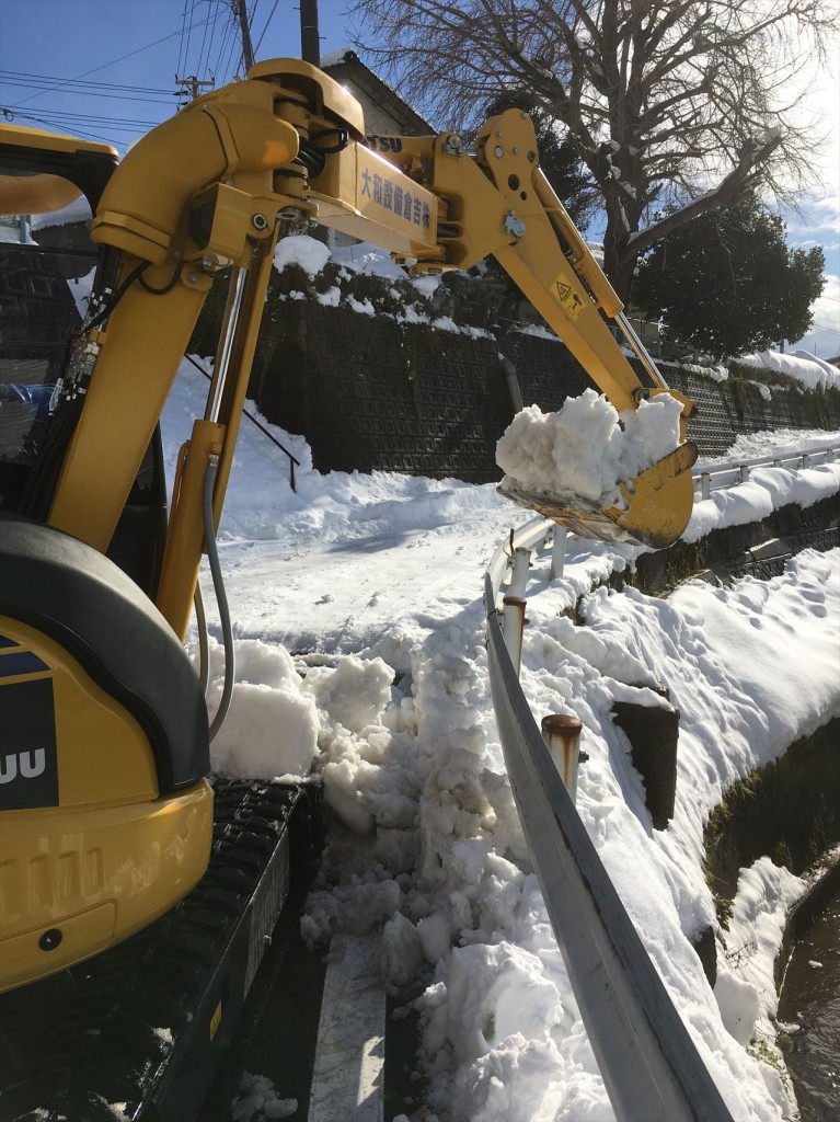 除雪作業